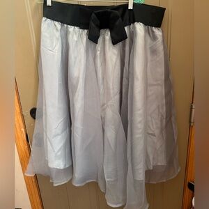 Elegant Black and Gray Women's Skirt